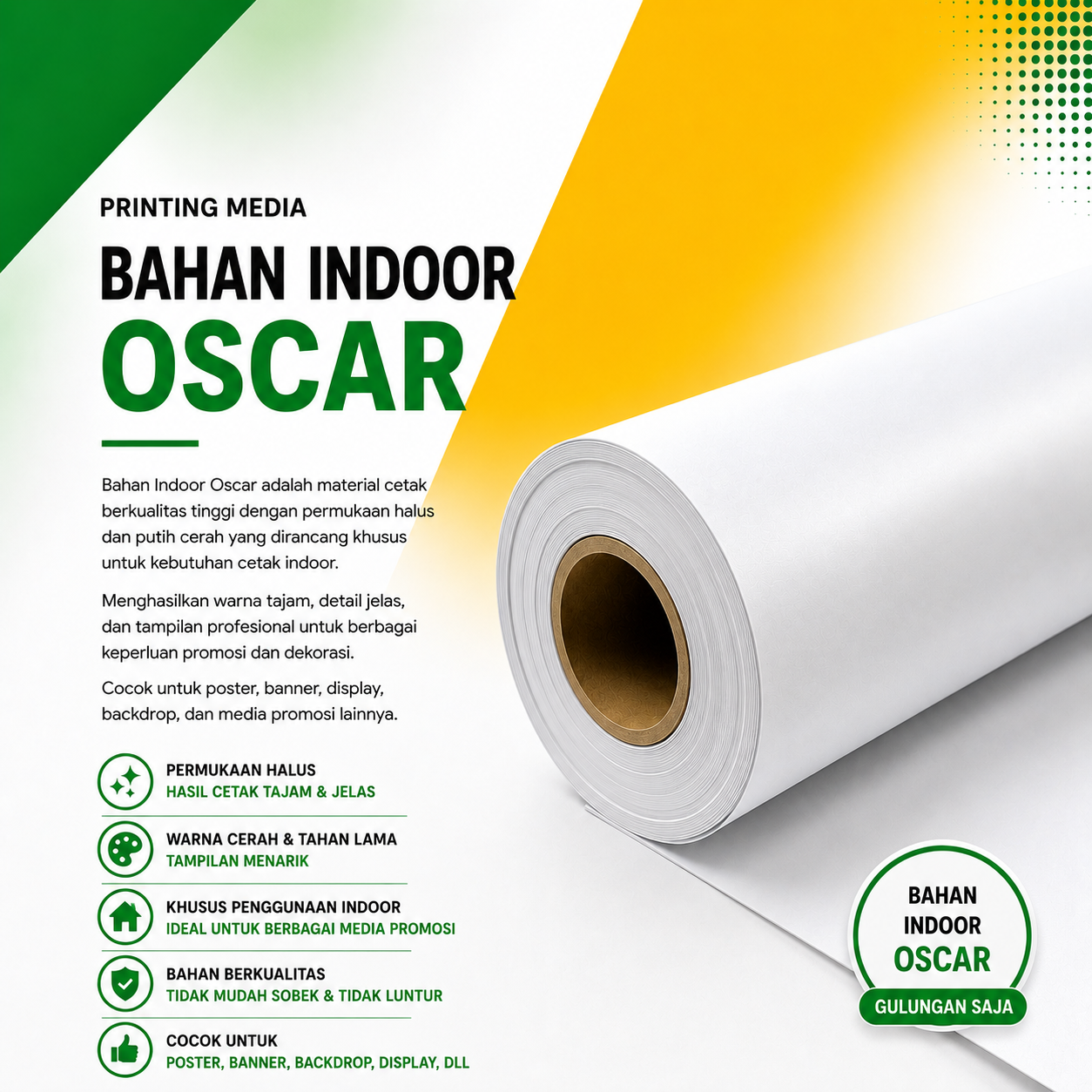 CETAK BAHAN OSCAR
