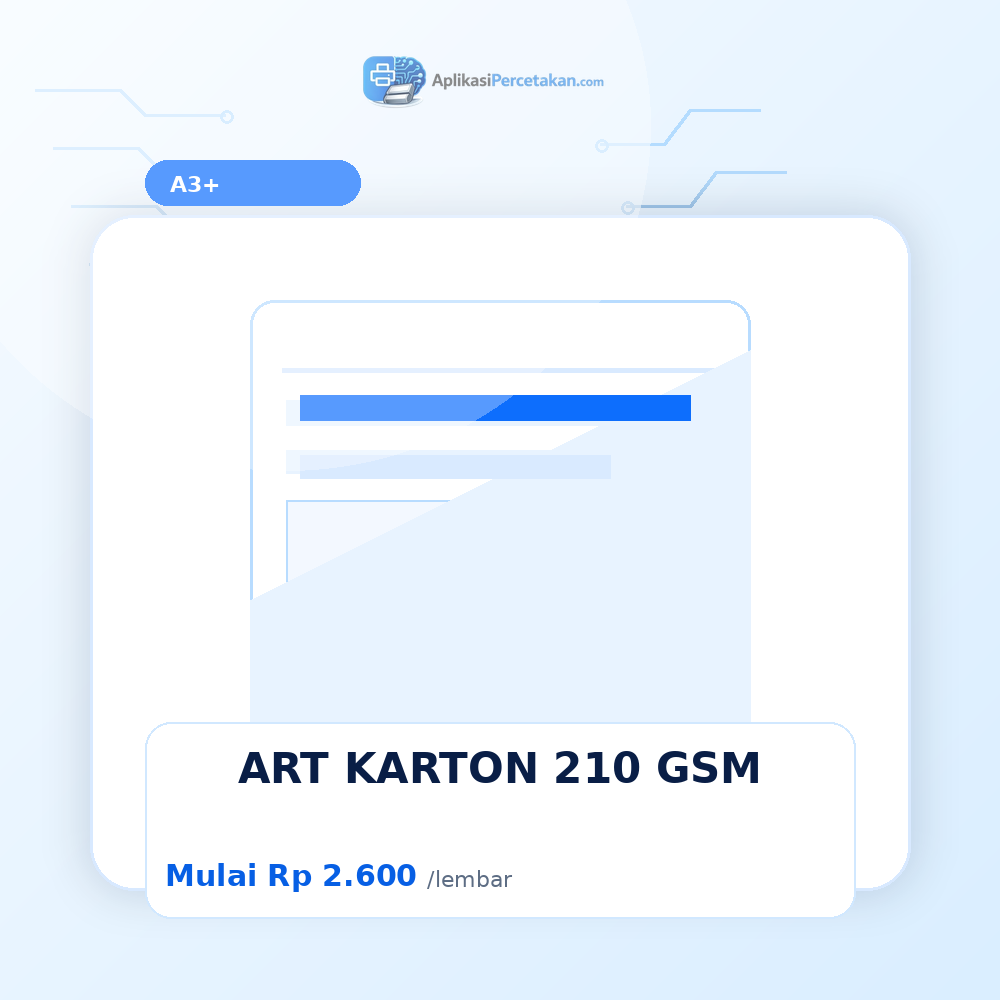 ART KARTON  210 GSM