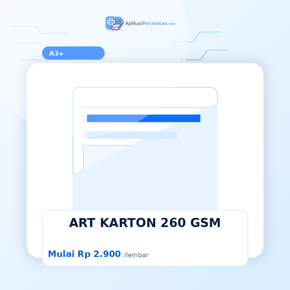 ART KARTON 260 GSM