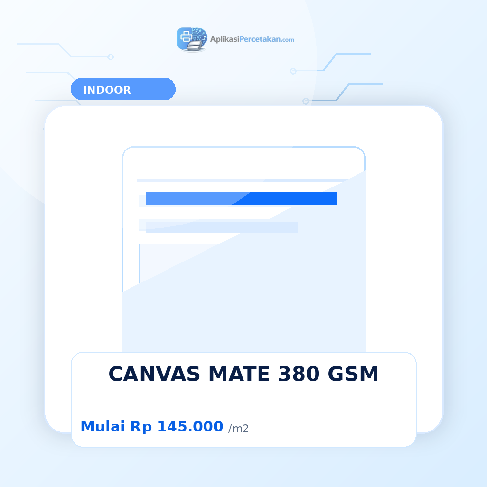 CANVAS MATE 380 GSM