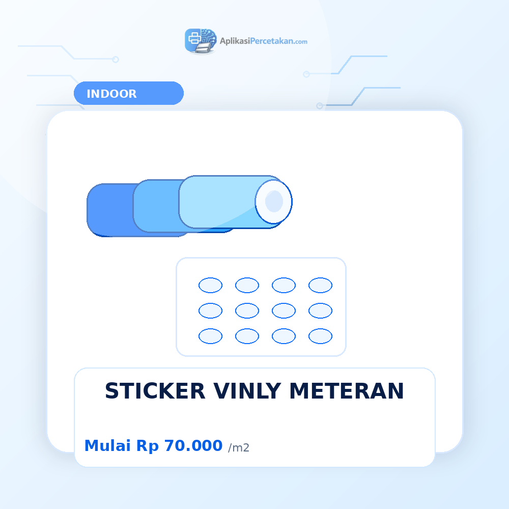 STICKER VINLY METERAN